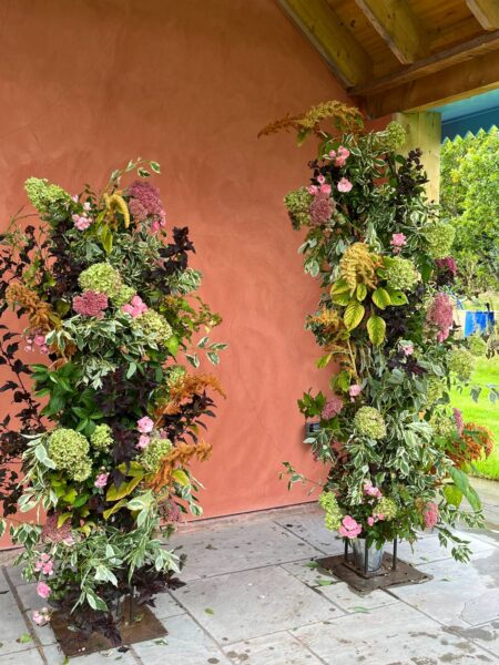 Floral Partial Arch